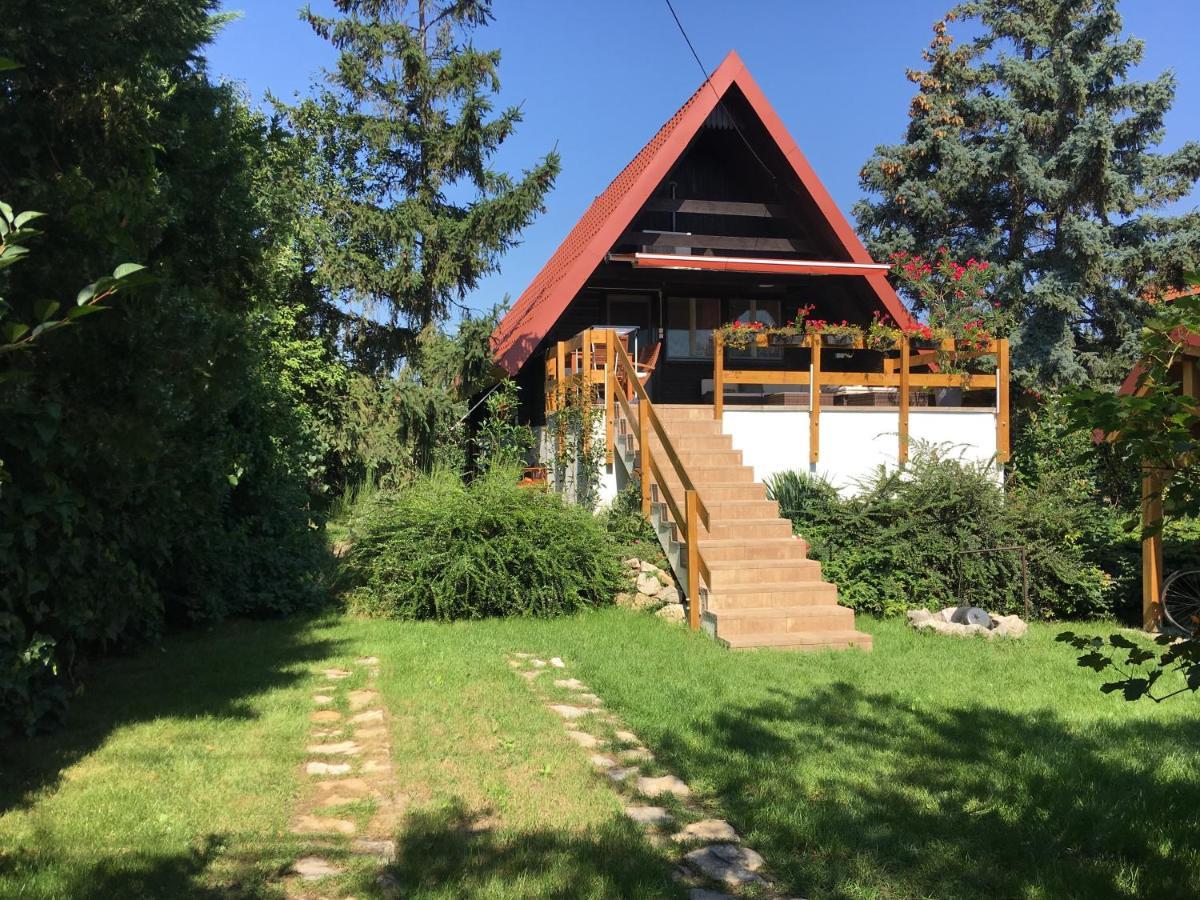 Wooden Apartman Premium Jacuzzival Alsóörs Kültér fotó
